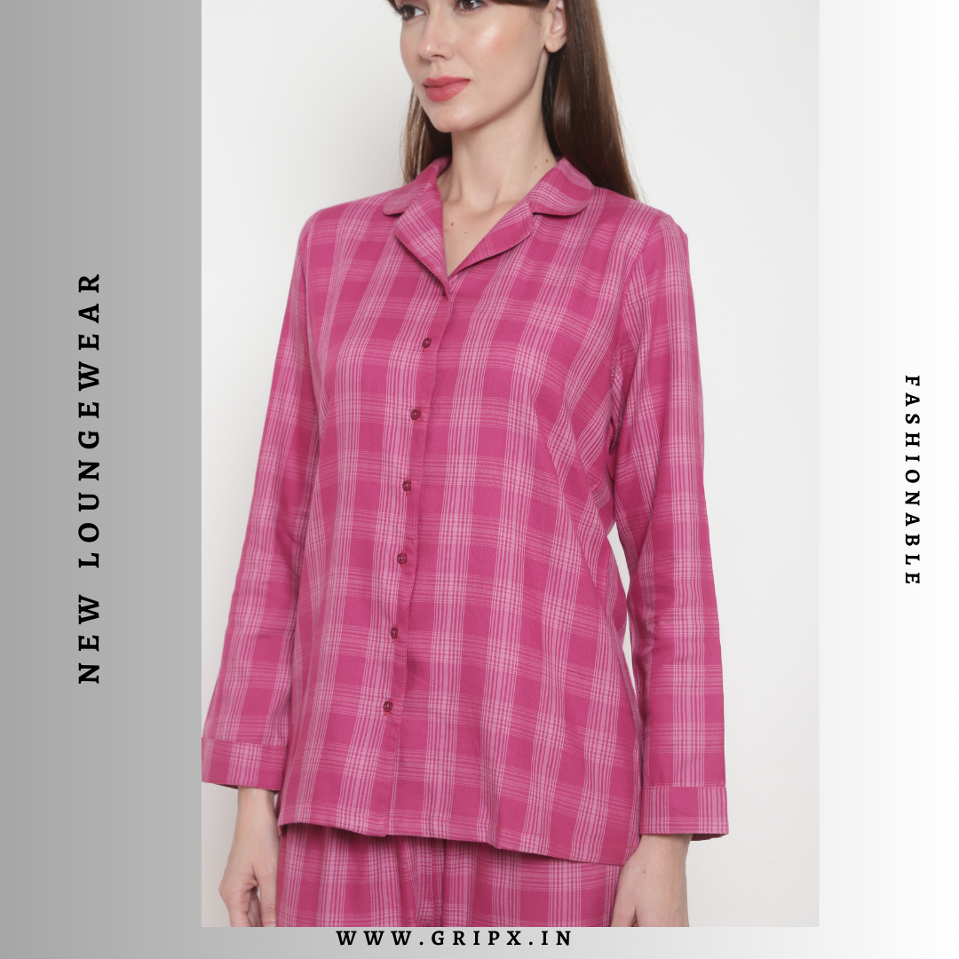 Pink Check Nightwear / Loungewaer