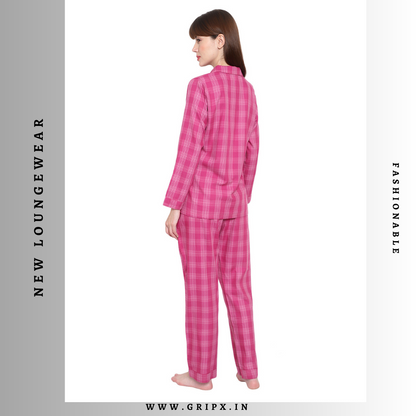 Pink Check Nightwear / Loungewaer