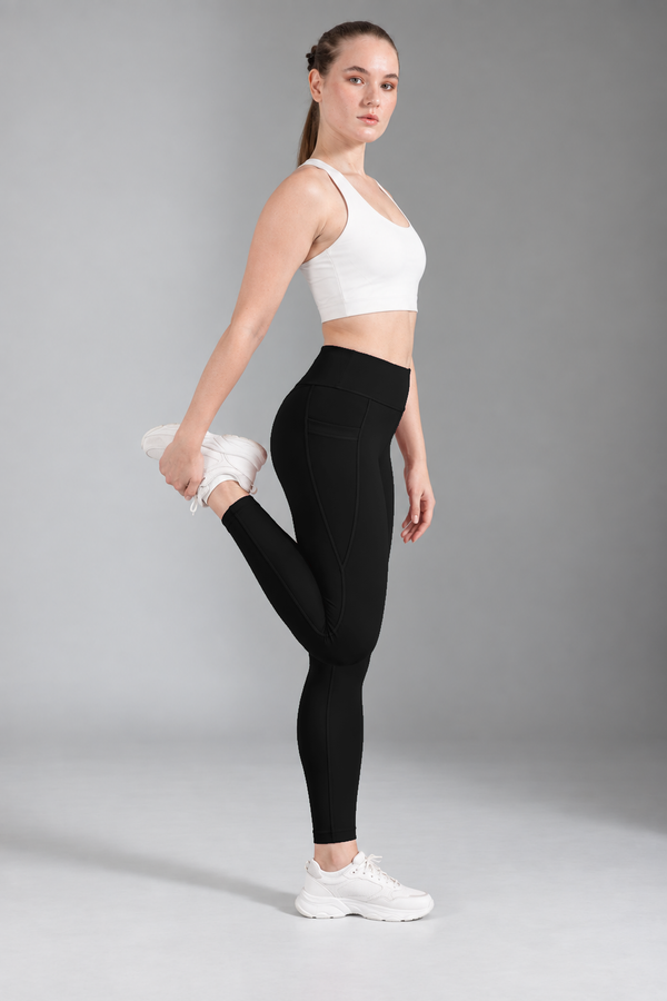 Sculpt Legging - High-Waist Gym Legging — Black
