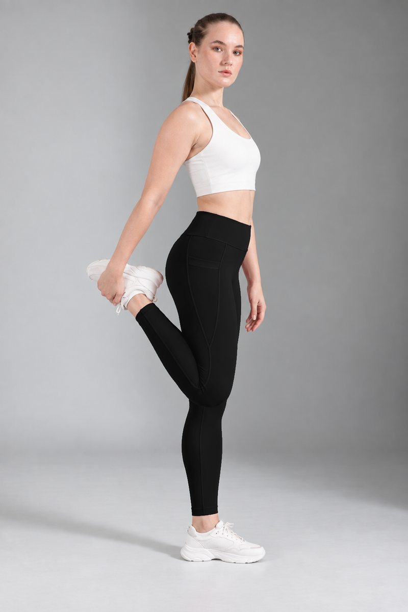 Sculpt Legging - High-Waist Gym Legging — Black