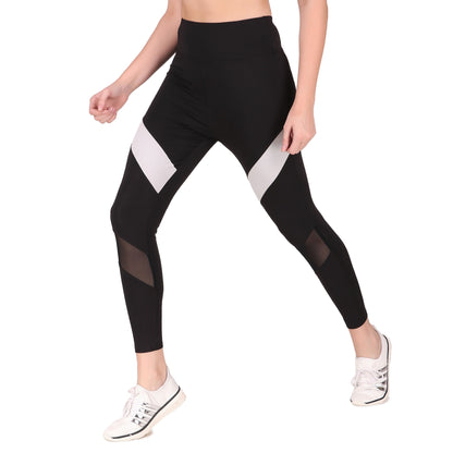 Black white Striped Legging