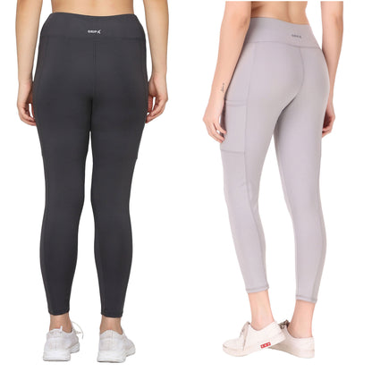 Dark Grey & Light Grey Combo Legging Set