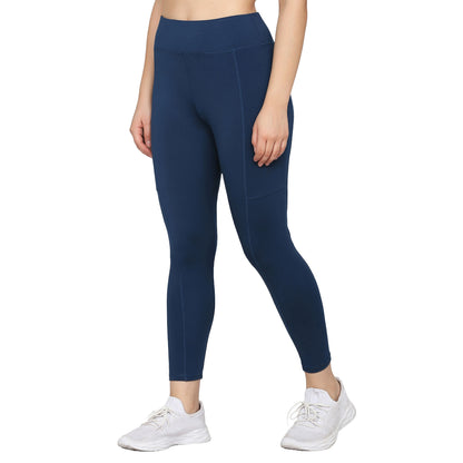 Solid Dark Blue Legging