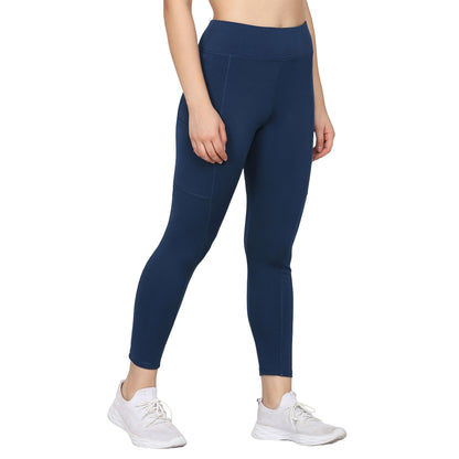 Solid Dark Blue Legging