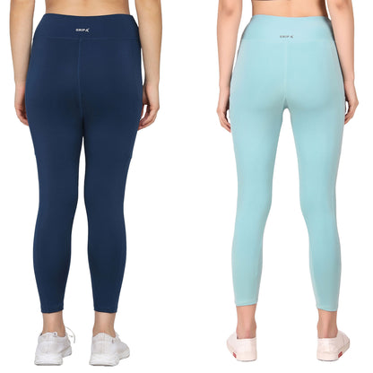 Sea Green & Blue Combo Legging Set