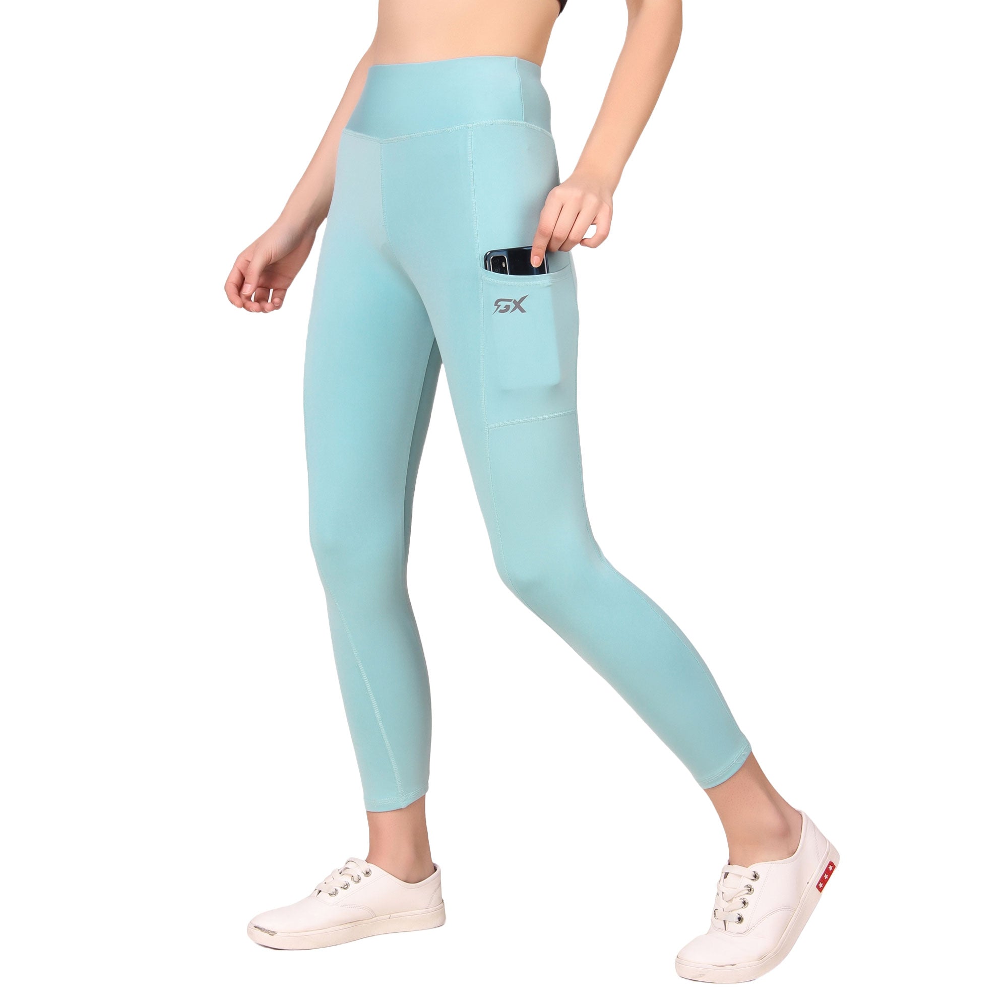 Buy Lux Lyra Ankle Length Legging L65 Sea Green Free Size Online at Low  Prices in India at Bigdeals24x7.com