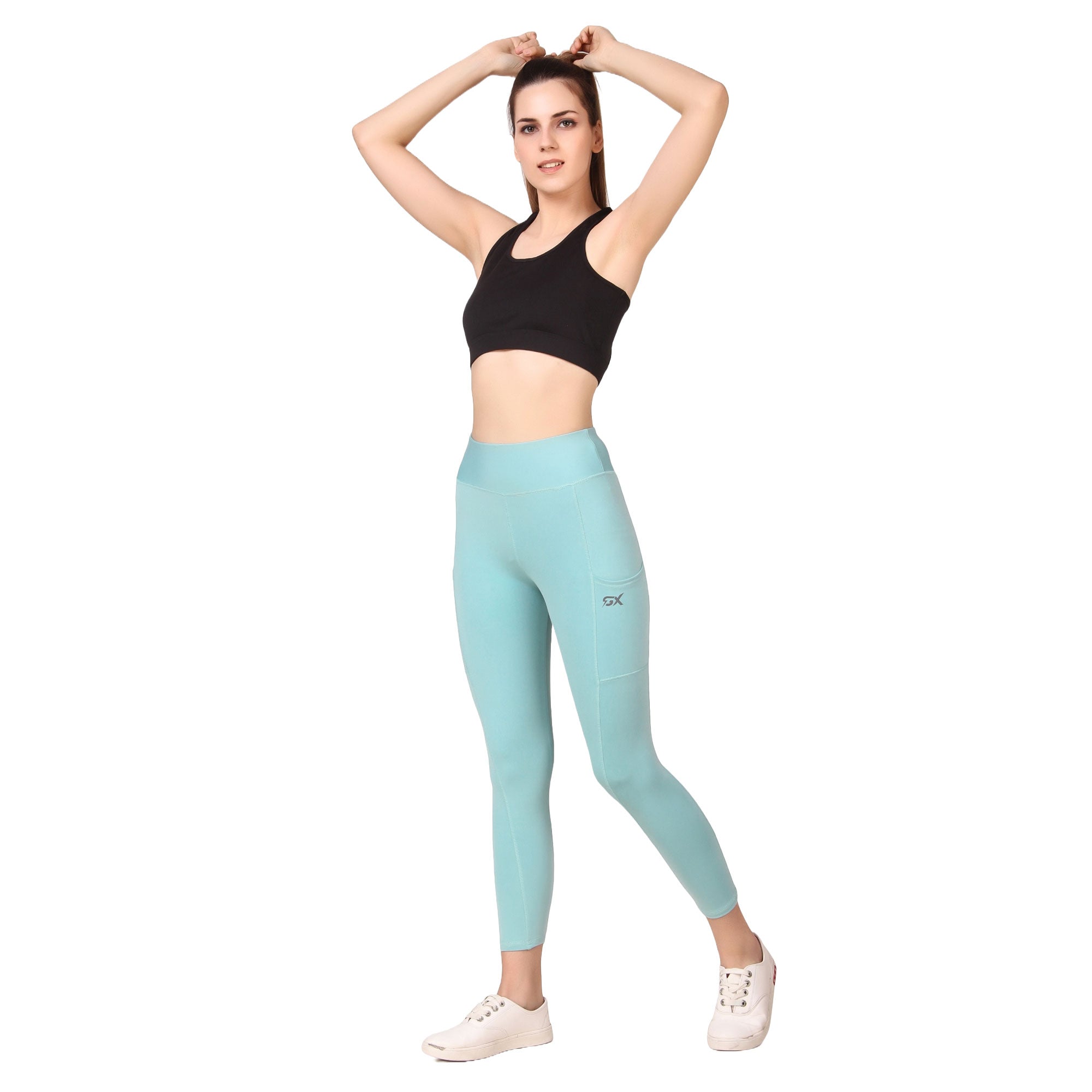 Buy ONE SKY Tailored Cut & Classic Fit Super Stretchable Cotton Fabric  Regular Length Leggings for Women (XS, Sea Green) Online at Best Prices in  India - JioMart.