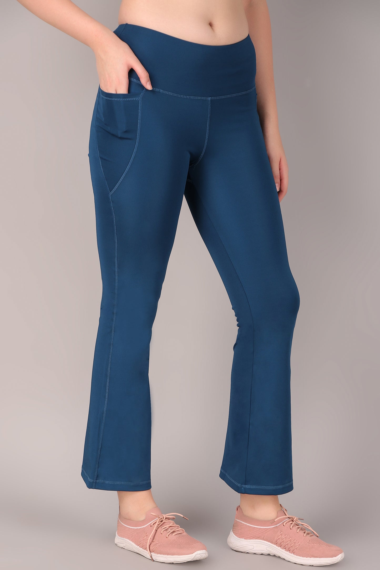 Super Flare Pants in Dark Blue