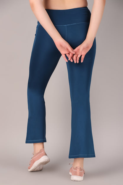 Super Flare Pants in Dark Blue