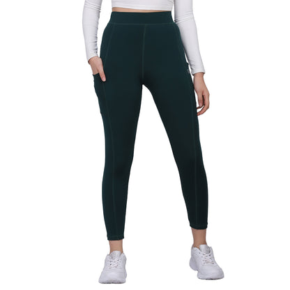 Solid Dark Green Legging