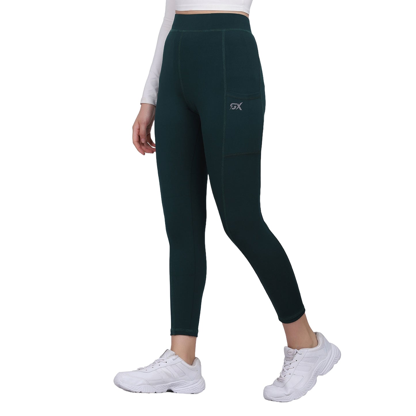 Solid Dark Green Legging