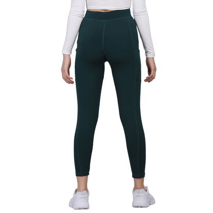 Solid Dark Green Legging