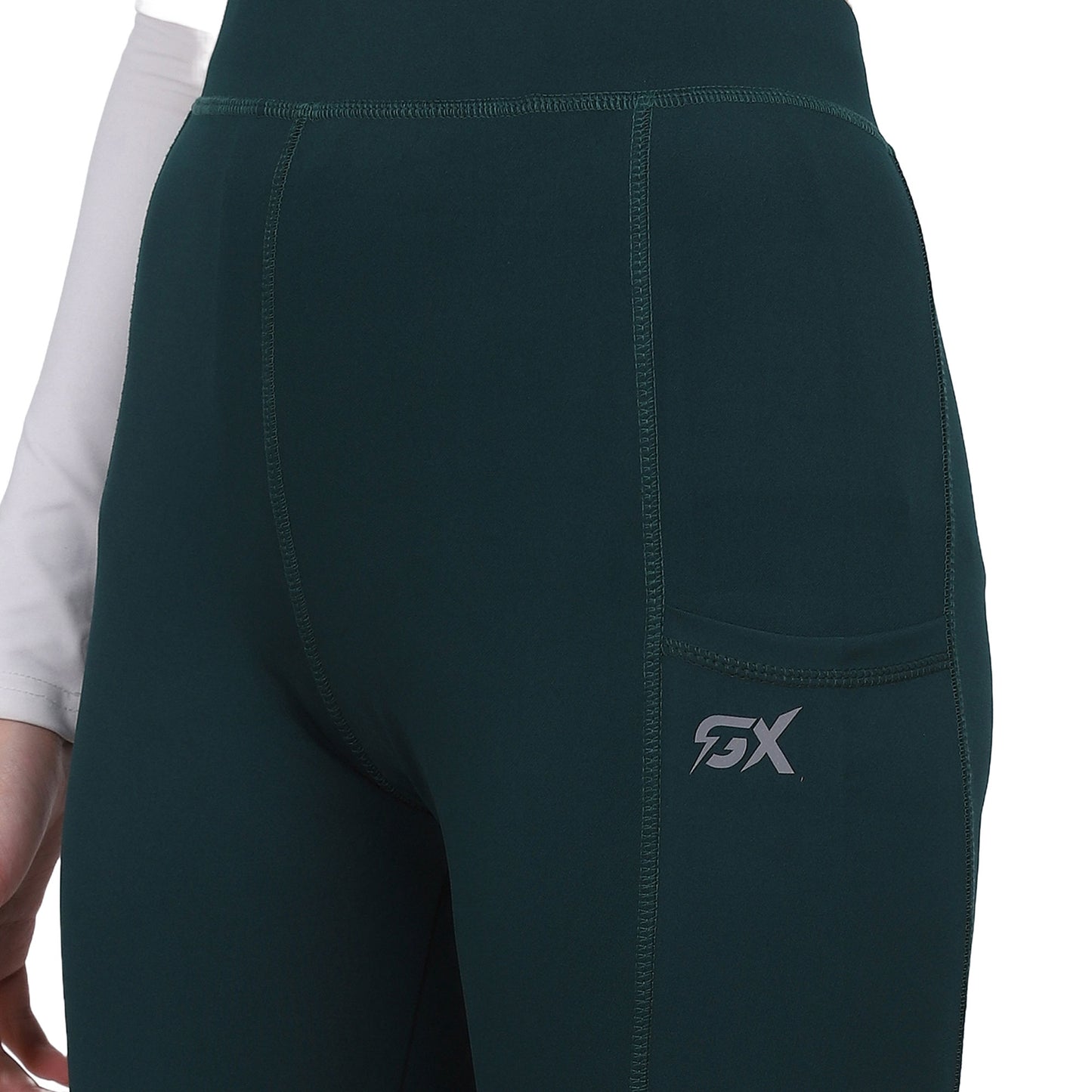 Solid Dark Green Legging