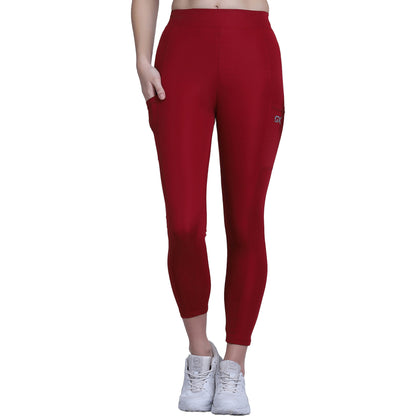 Solid Maroon Legging