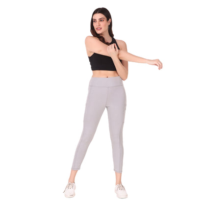 Solid Light Grey Legging