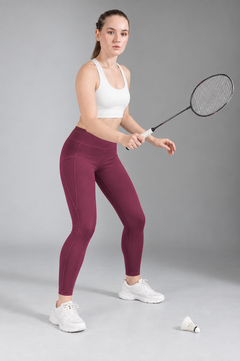 Sculpt Legging — Wine