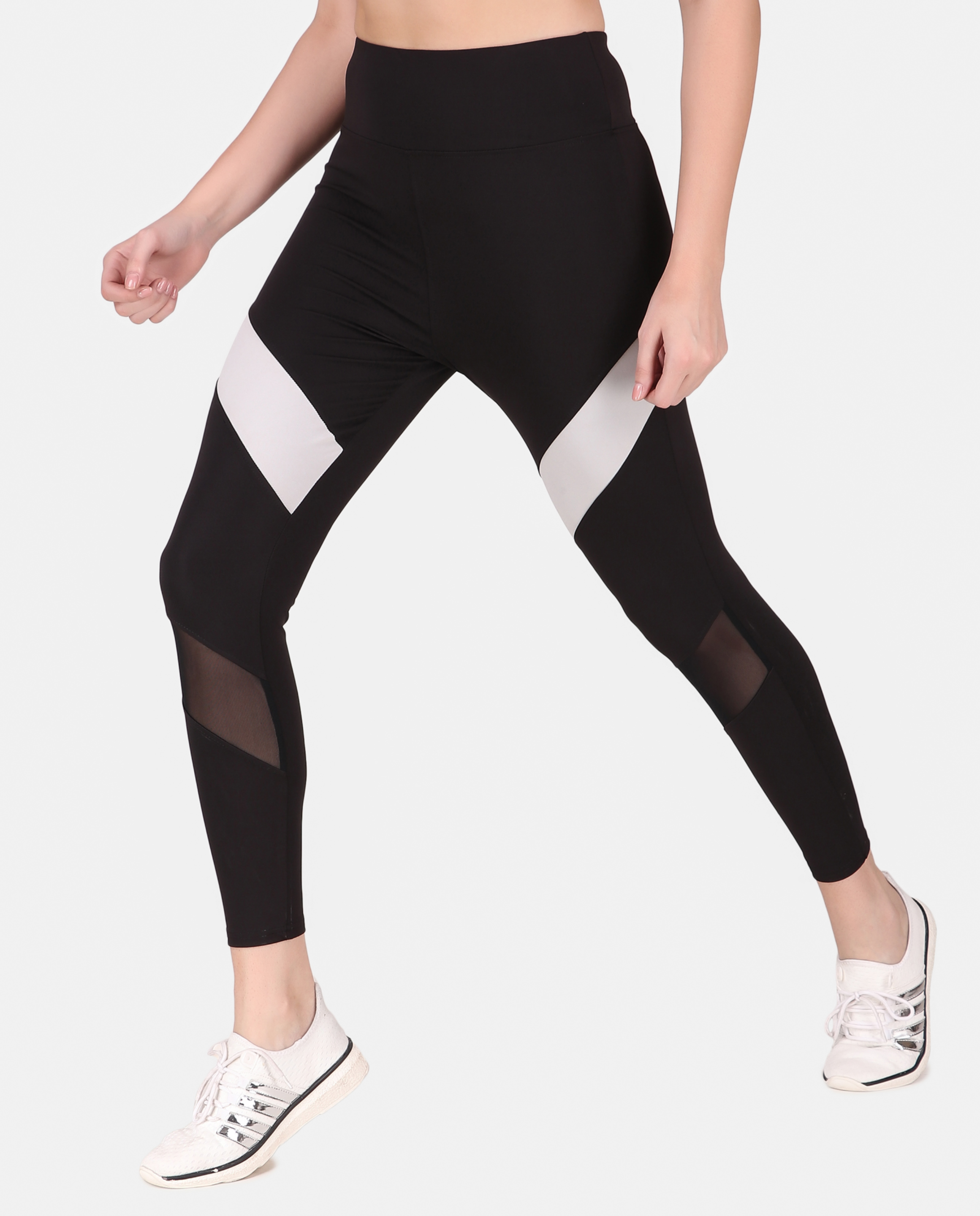 Mid Waist Black Womens Lycra Sports Tights GYM, Skin Fit at Rs 175 in Jaipur