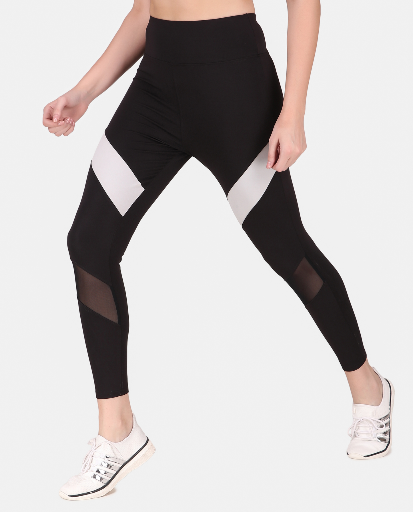 Black white Striped Legging